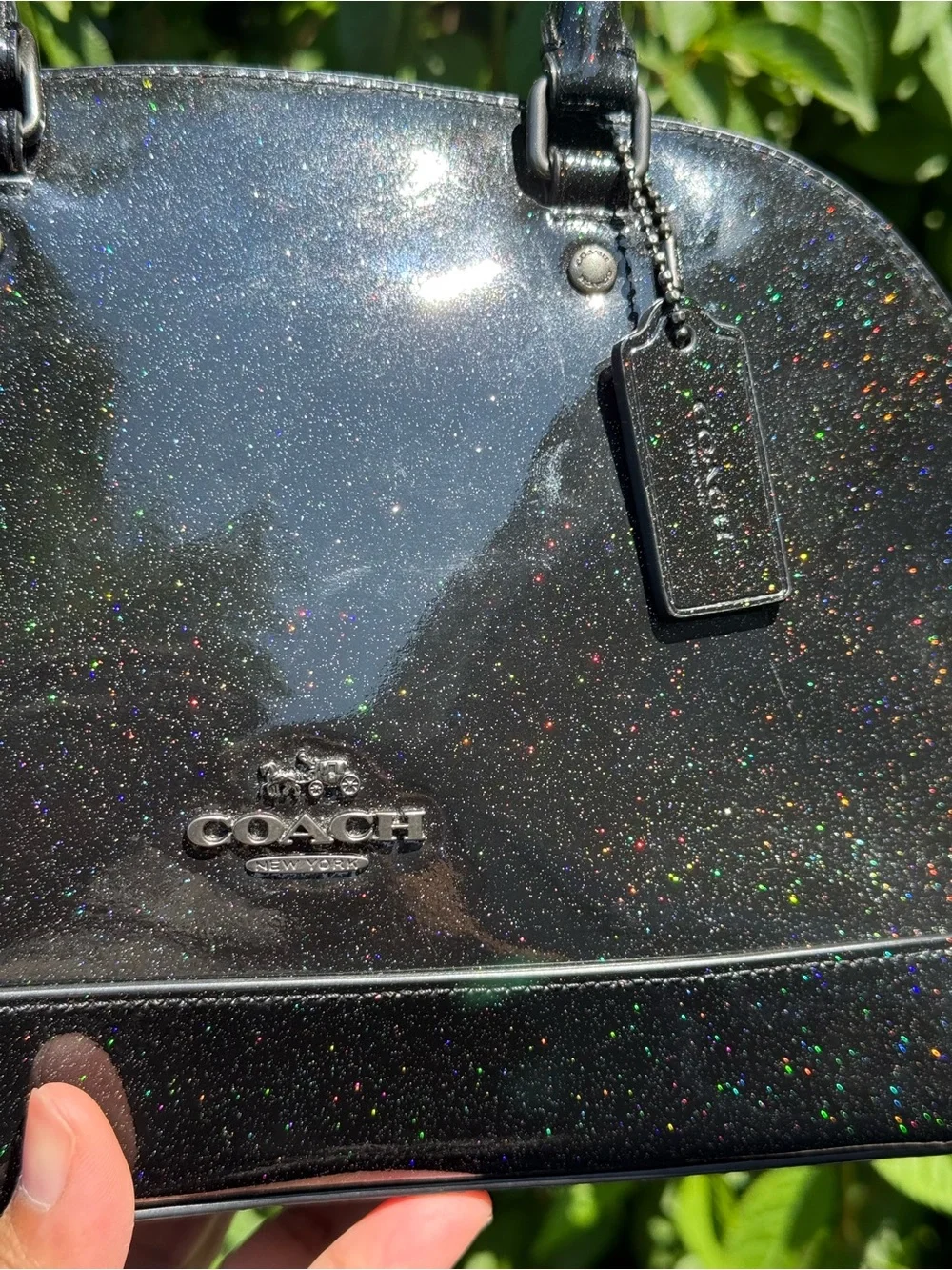 Coach x NASA mini sierra dome satchel